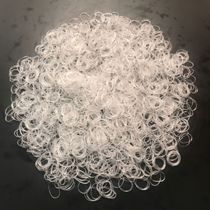 Transparent rubber band rubber ring Child baler hair model MB-8024 diameter 1 2CM Shunfeng