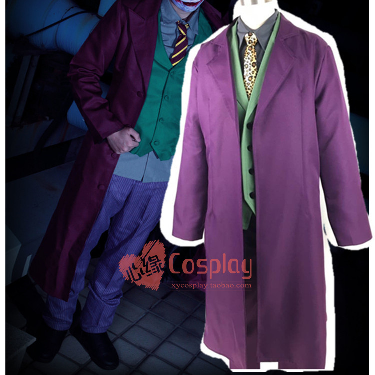 万圣节恐怖舞会 蝙蝠侠小丑 joker黑暗夜骑士 同人原版cosplay