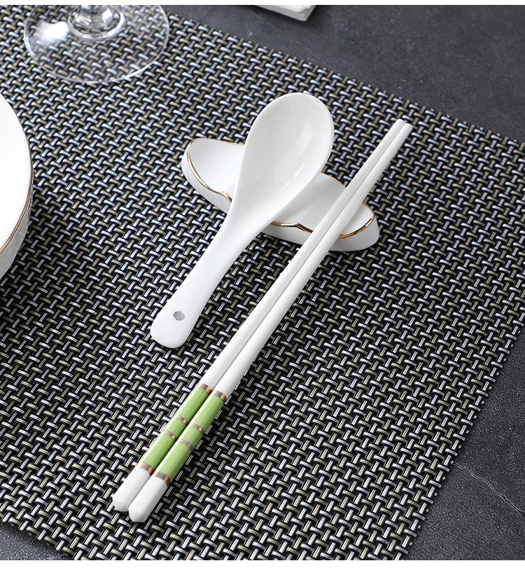 白色陶瓷勺子家用汤勺酒店小勺饭店汤匙餐厅白瓷勺商用免费开票