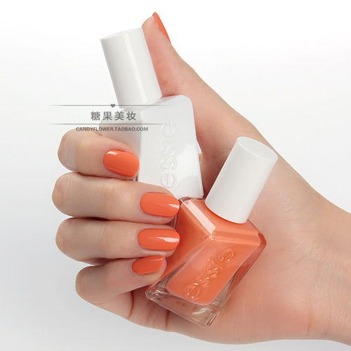 美国essie正品微光疗指甲油 宽刷 250 looks to thrill 冰橘色_7折