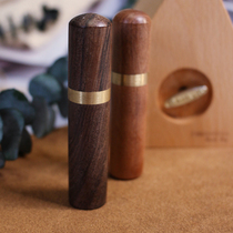 Mount Syringe Embroidery Small Tool Embroidered Needle Holder portable Needle Holder Gold Silk Bamboo Hanging Accessories Brass Waist Circle