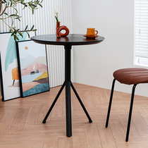 Nordic foldable small round table ins Net Red simple personality outdoor multifunctional portable home balcony small table