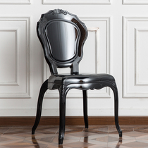 Nordic Dining Chair Fashion Simple Net Red Crystal Chair American Backrest Armrest Home Hotel Cafe Leisure Chair