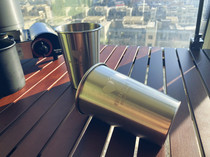 HUMAM style day is camping outdoor love letter stainless steel cup beer cup