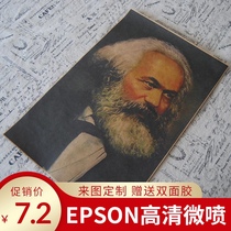 Marx poster Marx decorative painting proletarian revolutionist Communist pioneer
