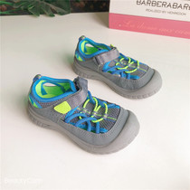 Special price clear goods breathable Baotou Leisure children Magic paste net cloth OSH sandals OSH sandals beach shoes Soft bottom breathable comfort