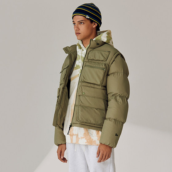 NewEra NewEra men's and women's cotton jacket removable sleeve vest jacket warm sports cotton jacket 12866432
NewEra NewEra men's and women's cotton jacket removable sleeve vest jacket warm sports cotton jacket 12866432