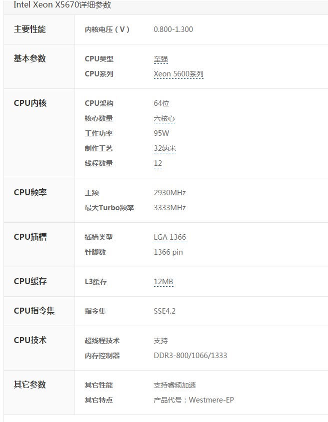 x5670 正品cpu intel至强x5670正式版 六核12线程现货一年质保