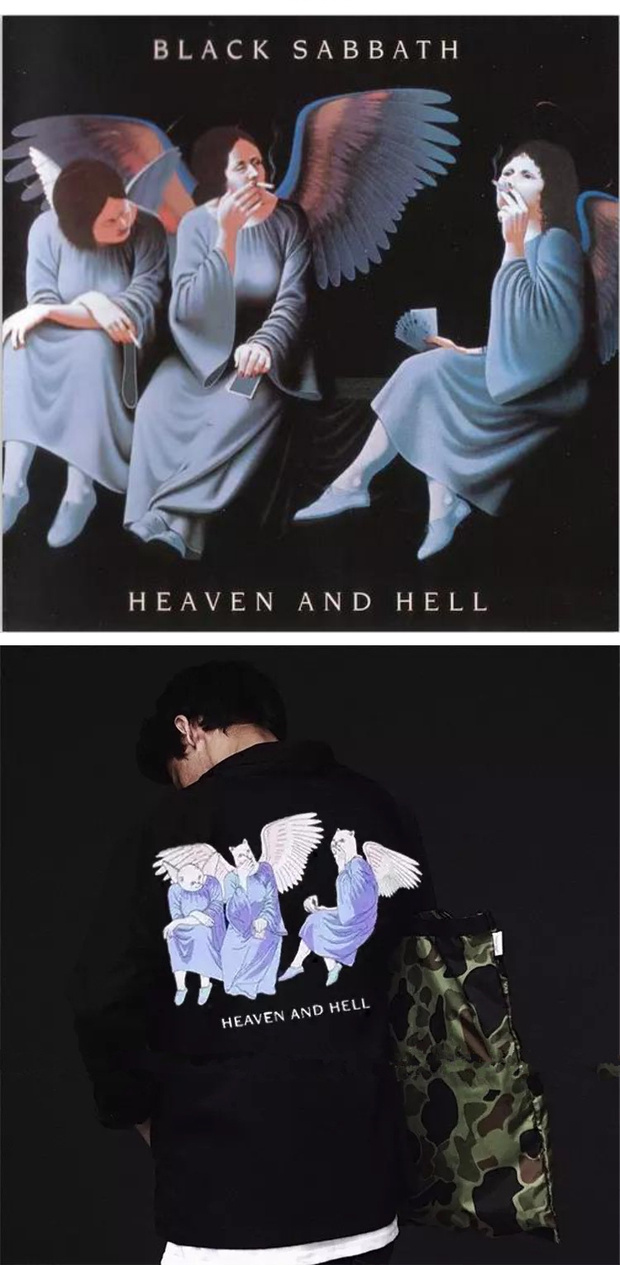 heavenhell,heavenfeel 【潮物woo】ripndip heaven and hell jacket 天使贱猫m-65夹克_7折