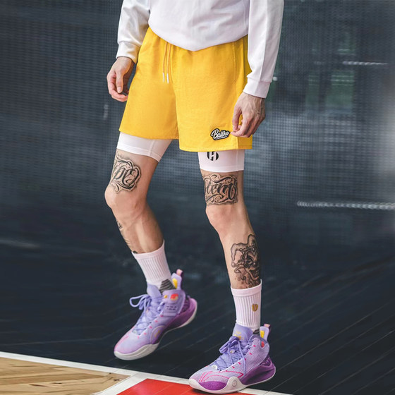 Ballho New Summer Quick Drying American Basketball Training Shorts 남자 스포츠 스포츠 통기적 인 미들팔 바지이지만 무릎 없음 5 점 바지 Ballho New Summer Quick Drying American Basketball Training Shorts 남자 스포츠 스포츠 통기적 인 미들팔 바지이지만 무릎 없음 5 점 바지
