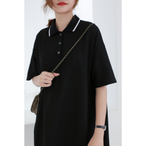  Misaz x summer new products This issues recommended POLO neck dress simple black