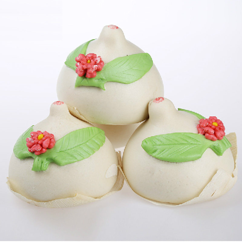 山东胶东手工大饽饽寿桃农家面食包邮生日礼物原味花样多可定做