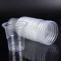 Disposable cup wholesale whole box 1000 air cups thickened plastic cup office tea cup transparent cup
