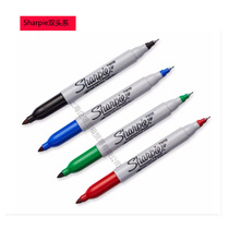 American Sanfu double head marker pen freezing marker laboratory purification pen Twin Tip32001 Black