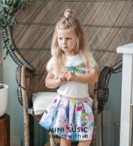 1-10-year-old Australian girl Dragonfly T-shirt skirt series