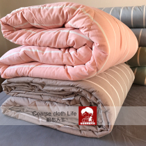 Old coarse cloth winter is thickened quilt quilt quilt core single double