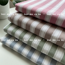 New Japanese style minimalist wind wide No splicing Woven Old Coarse Cloth Bed Bedding Single Double Bed Single Pillowcase