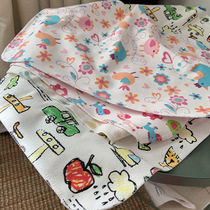 Cute Baby Baby Baby Baby Baby Isolation Urine Pad Pure Cotton Knit Cotton Combined Bamboo Fiber Fabric