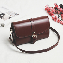  Cat cat bag bag female 2021 new Korean ulzzang wild shoulder messenger bag retro oil leather small bag