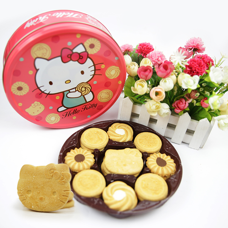 日本进口波路梦Bourbon布尔本什锦曲奇巧克力黄油60枚饼干礼盒装产品展示图2