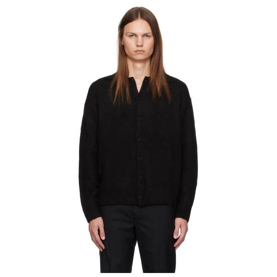 Dunst Black Open Collar Knit Cardigan Men's Sweater Neutral Knit Sweater Business Casual New
Dunst Black Open Collar Knit Cardigan Men's Sweater Neutral Knit Sweater Business Casual New