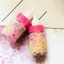 Childrens rubber band color childrens rubber band Hairband elastic strong hair rope hair accessories pet tie rope 100