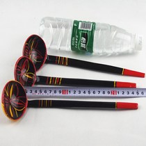 Two pieces of Xichang Sichuan specialty Liangshan Yi lacquerware solid wooden horse food spoon jewelry hand decoration box ornaments