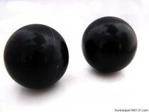 The Surabaya Stone Fitness Ball handlebar piece regulates the aged healthcare massage ball in blood circulation (pair)