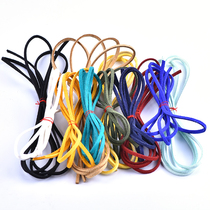 Color 3mm suede deerskin rope Bracelet necklace rope Velvet rope DIY jewelry material Square leather rope Handmade accessories rope