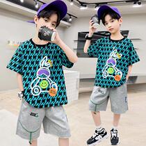 Boy clothes Summer cartoon Cartoon Cartoon Ninja Suit Shorts T-shirt Short Sleeve Ottman Kid Clothes Brands