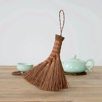 The beginning of the art hand-made brown silk tea brush tea tray broom tea set brush natural tea pen mounting brush tea ceremony spare parts