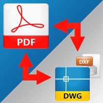 PDF to CAD converter software AI conversion to DWG conversion to DXF format EPS file HPG conversion Fast