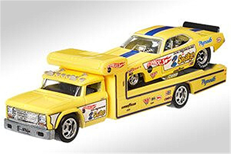 风火轮汽车文化系列赛车运输车队普利茅斯snake蛇hotwheels