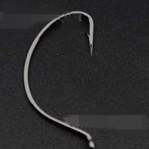 50-piece crooked-mouth hook Luya inverted hook wacky hook upside-down lead black sea bream pike perch hook