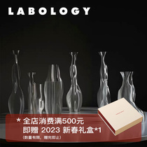 Labology New Products|Las Project 3D printing transparent vase sculpture shape living room flower-plug gift