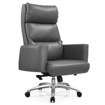 Luxury and comfortable nap with foot big chair Office can lie ergonomic waist protection sedentary leather art chair