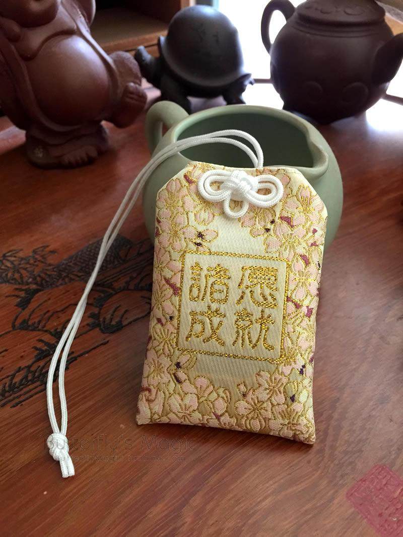 日本直达新款樱花祈愿诸愿成就御守 实现愿望达成心愿护身符挂件
