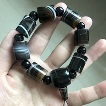 Agate bracelet Year of life natural crystal bracelet Buddha beads bracelet Men and women couples entangled silk agate bracelet jewelry