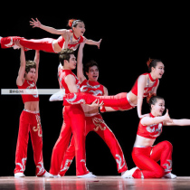 Customized La la exercise clothing Cheerleading clothing Aerobics clothing 18 new gymnastics clothing performance clothing set Adult