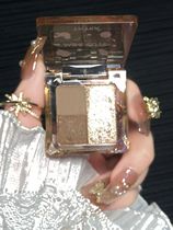 Deep infused with soul swollen eye-foam Delight Pan mini three-color eye shadow 16 Low saturated grey brown matt bright sheet