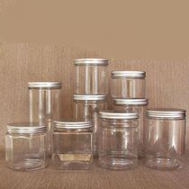 Thyme Cookie Box Sealed Pickle Jar Plastic Bottle Silver Lid Round Transparent Brown Sugar Home Packed Mini