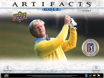 (HSC) 2021 Upper Deck Artifacts Golf UD Golf Stars Box Cards