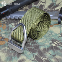 Outdoor tactical belt military fans multifunctional nylon to grind the male recreational belt combat training belt belt belt belt