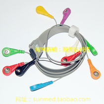 Compatible with Boying BI-9800 Lobang Holter Dynamic ECG Workstation Lead Line Recording Box 10 Lead