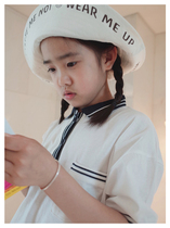 Doll Love Beauty Summer New Custom Men And Women Small CUHK Children Pure Color All-cotton Neutral Navy Academy Polo T-shirt