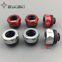 FOUR F-FTJ-K14 computer water cooling 14mm hard pipe quick screw red silver hand wring hard pipe joints