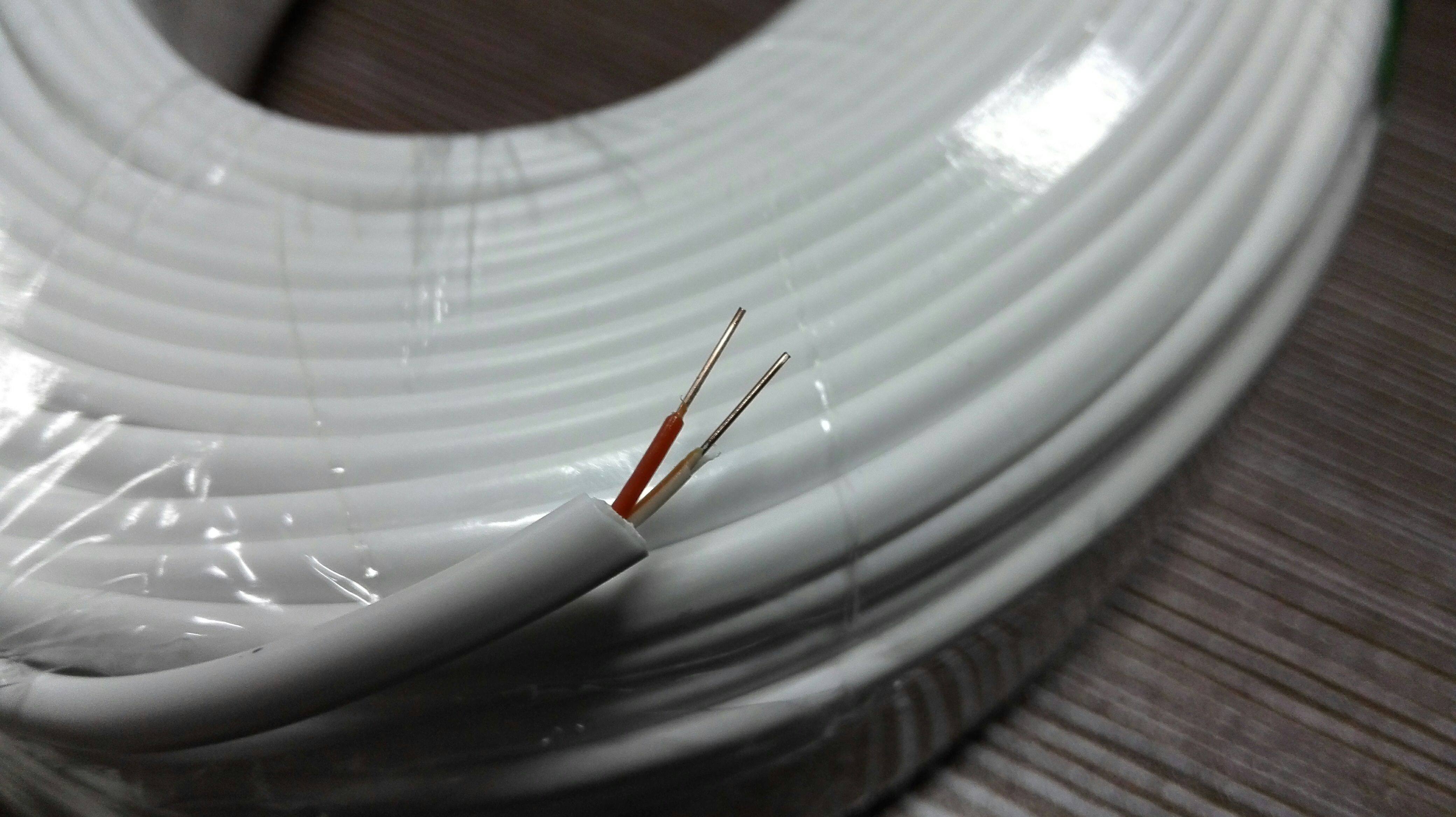 特价电话线 2芯单股线 两芯单股电话线工程线 100米/卷