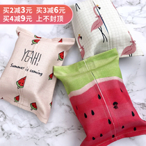 Summer Things small frescoed cotton linen handmade fabric In-car Cramps Paper Towels Napkins Napkins Napkins Tucked Napkins