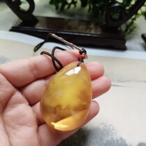 Natural Amber Kimber with artistic conception water drop pendant rice Dou live special shot link 389
