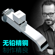 Ciasia Sesha 4 points into the wall single cold extended full copper mop pool faucet Mop Mop Mop small spout S073